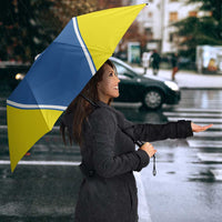 Custom West Knights of Yorkshire Umbrella Skate Hard Hit Harder Blue Version - Wonder Print Shop