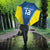 Custom West Knights of Yorkshire Umbrella Skate Hard Hit Harder Blue Version - Wonder Print Shop