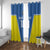 Custom West Knights of Yorkshire Window Curtain Skate Hard Hit Harder Blue Version - Wonder Print Shop