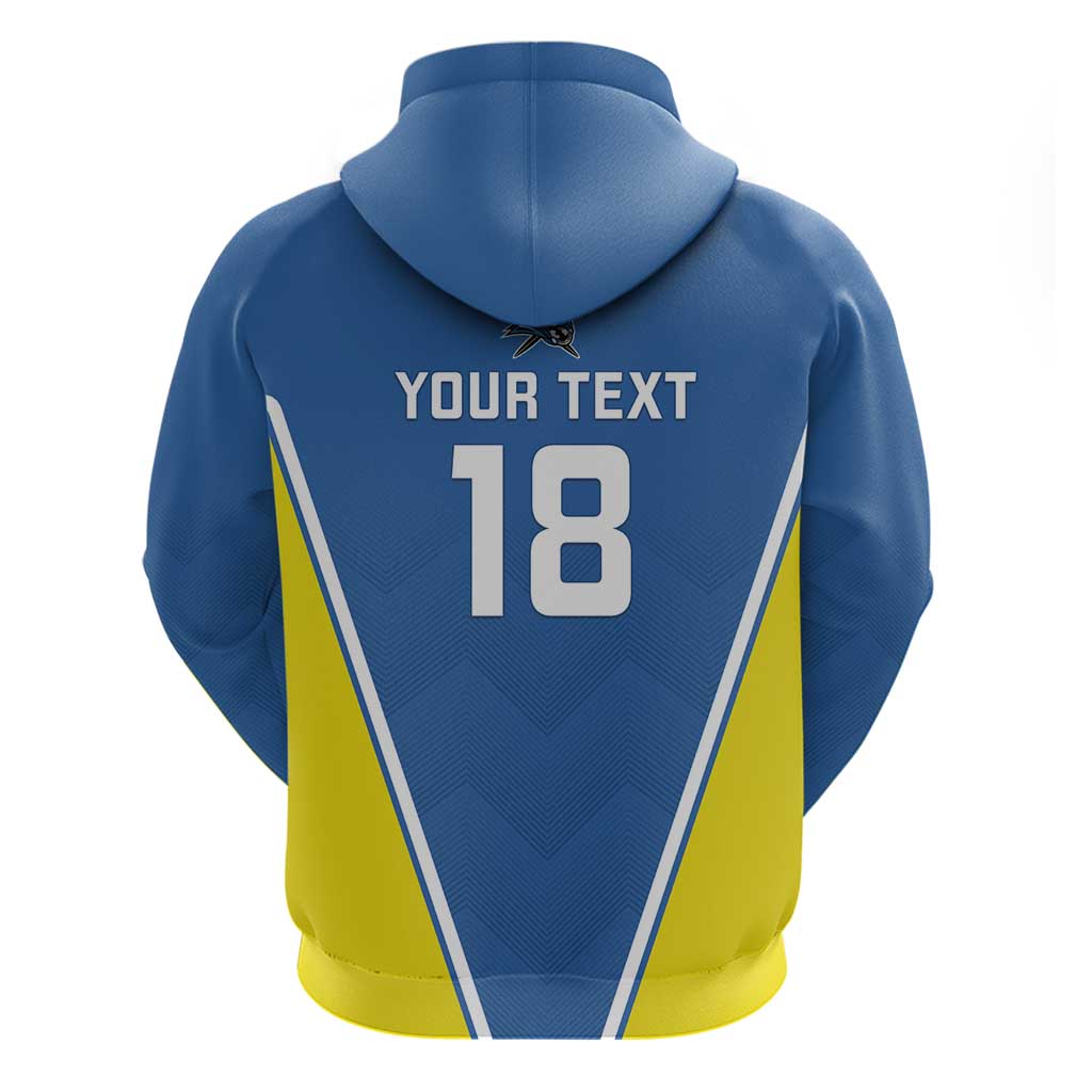 Custom West Knights of Yorkshire Zip Hoodie Skate Hard Hit Harder Blue Version - Wonder Print Shop