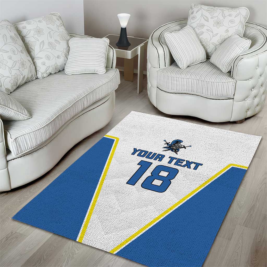 Custom West Knights of Yorkshire Area Rug Skate Hard Hit Harder White Version - Wonder Print Shop