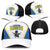 West Knights of Yorkshire Baseball Net Cap Skate Hard Hit Harder White Version - Wonder Print Shop