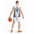 Custom West Knights of Yorkshire Basketball Jersey Skate Hard Hit Harder White Version - Wonder Print Shop