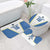 Custom West Knights of Yorkshire Bathroom Set Skate Hard Hit Harder White Version - Wonder Print Shop