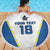 Custom West Knights of Yorkshire Beach Blanket Skate Hard Hit Harder White Version - Wonder Print Shop