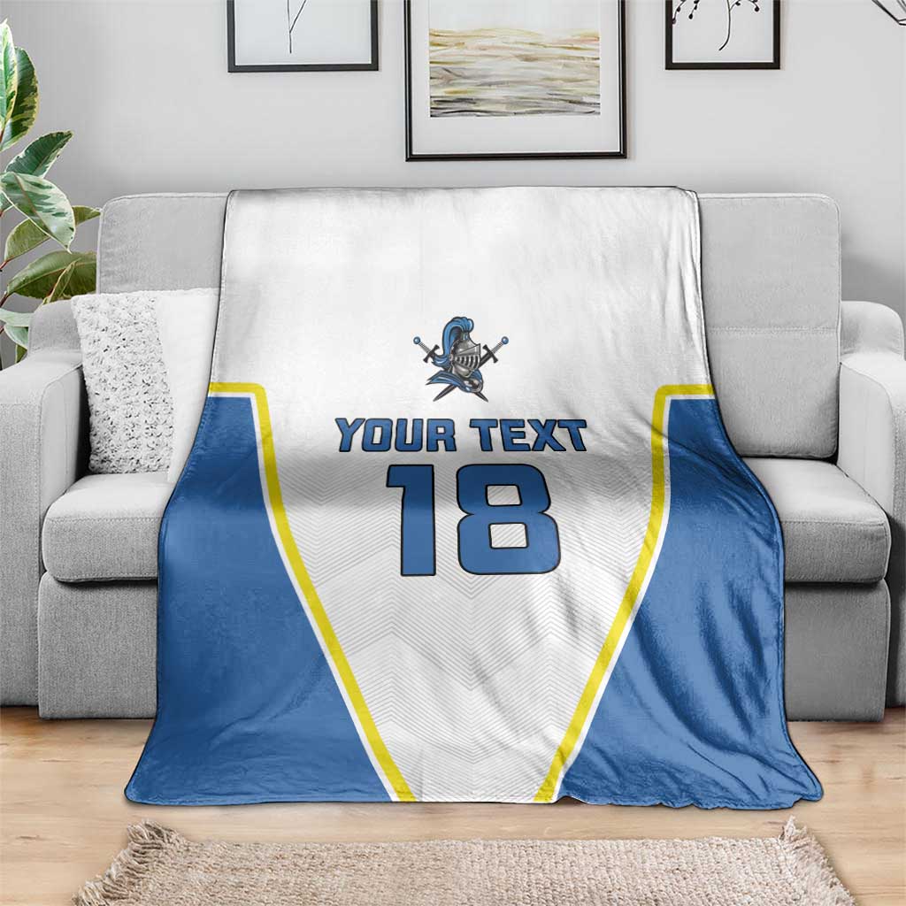 Custom West Knights of Yorkshire Blanket Skate Hard Hit Harder White Version - Wonder Print Shop