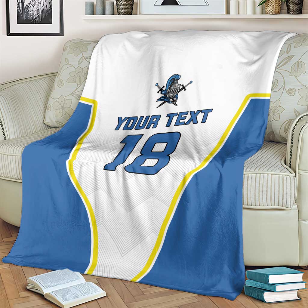Custom West Knights of Yorkshire Blanket Skate Hard Hit Harder White Version - Wonder Print Shop