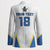 Custom West Knights of Yorkshire Blazer Skate Hard Hit Harder White Version - Wonder Print Shop