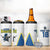 Custom West Knights of Yorkshire 4 in 1 Can Cooler Tumbler Skate Hard Hit Harder White Version - Wonder Print Shop