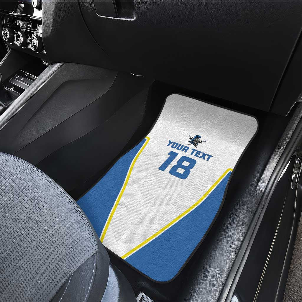 Custom West Knights of Yorkshire Car Mats Skate Hard Hit Harder White Version - Wonder Print Shop