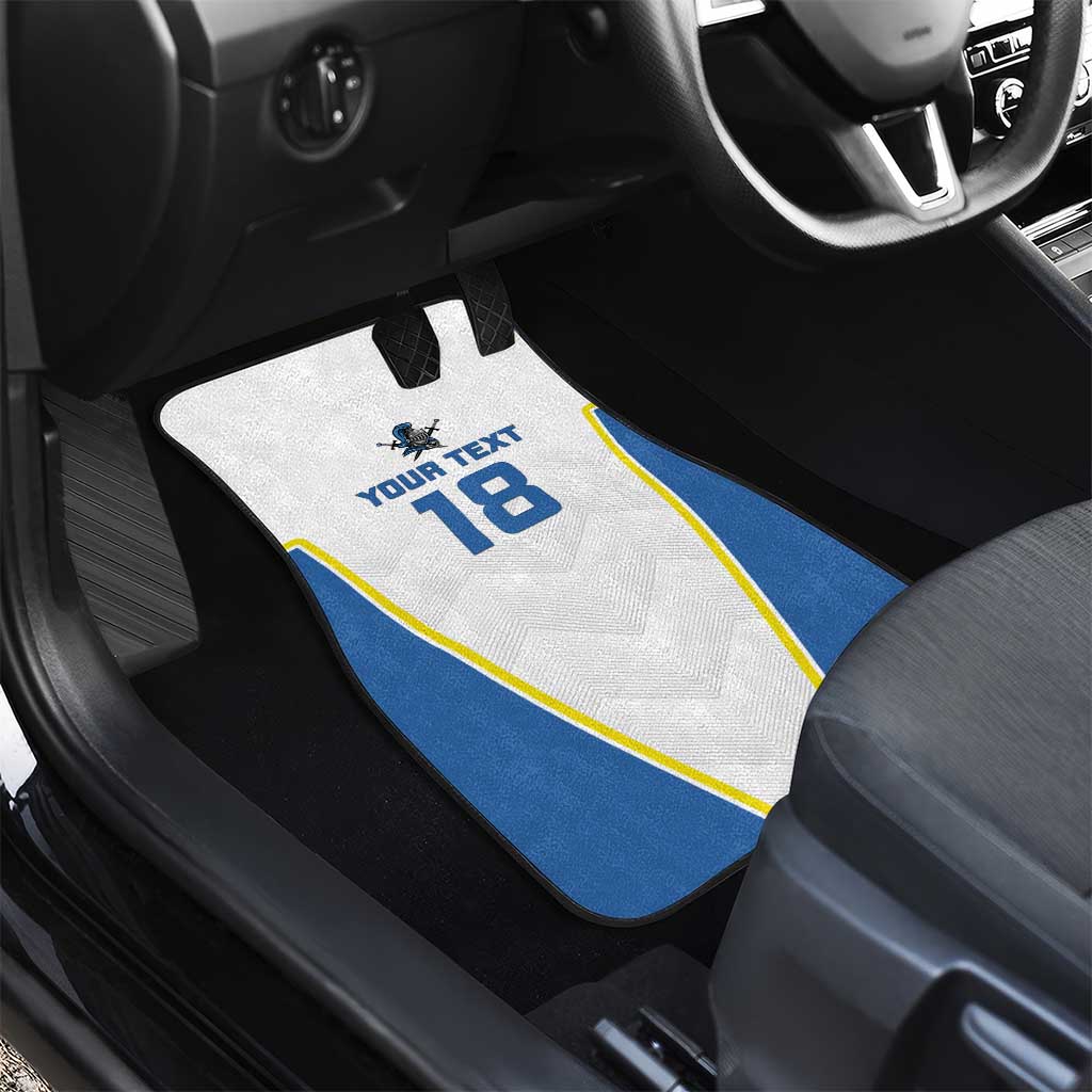 Custom West Knights of Yorkshire Car Mats Skate Hard Hit Harder White Version - Wonder Print Shop