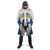 Custom West Knights of Yorkshire Cloak Skate Hard Hit Harder White Version - Wonder Print Shop