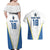Custom West Knights of Yorkshire Couples Matching Off Shoulder Maxi Dress and Hawaiian Shirt Skate Hard Hit Harder White Version - Wonder Print Shop