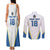 Custom West Knights of Yorkshire Couples Matching Tank Maxi Dress and Long Sleeve Button Shirt Skate Hard Hit Harder White Version - Wonder Print Shop