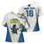 Custom West Knights of Yorkshire Cross Shoulder Shirt Skate Hard Hit Harder White Version - Wonder Print Shop
