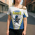 Custom West Knights of Yorkshire Cross Shoulder Shirt Skate Hard Hit Harder White Version - Wonder Print Shop