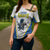 Custom West Knights of Yorkshire Cross Shoulder Shirt Skate Hard Hit Harder White Version - Wonder Print Shop
