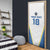 Custom West Knights of Yorkshire Door Cover Skate Hard Hit Harder White Version - Wonder Print Shop