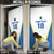 Custom West Knights of Yorkshire Door Cover Skate Hard Hit Harder White Version - Wonder Print Shop