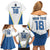 Custom West Knights of Yorkshire Family Matching Off Shoulder Short Dress and Hawaiian Shirt Skate Hard Hit Harder White Version - Wonder Print Shop