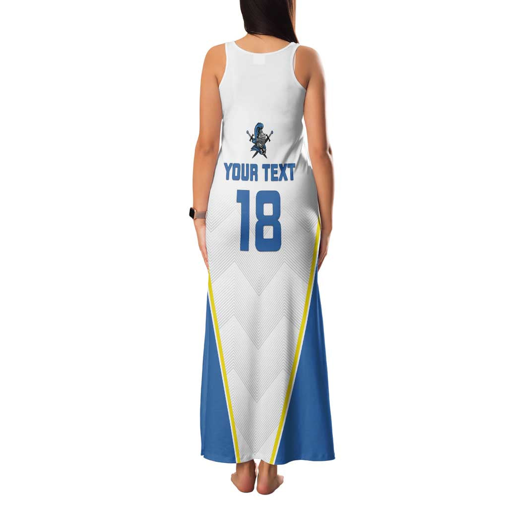 Custom West Knights of Yorkshire Family Matching Tank Maxi Dress and Hawaiian Shirt Skate Hard Hit Harder White Version - Wonder Print Shop