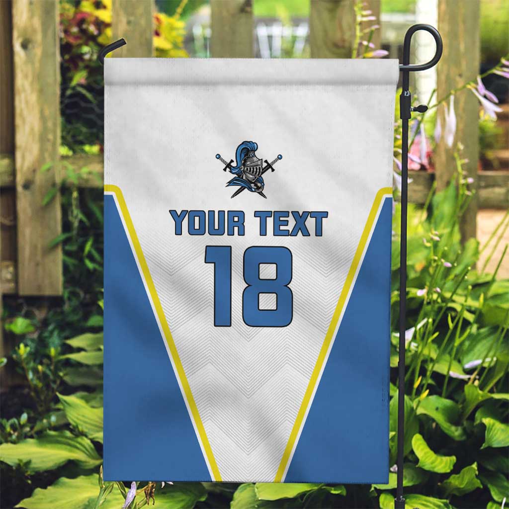 Custom West Knights of Yorkshire Garden Flag Skate Hard Hit Harder White Version - Wonder Print Shop