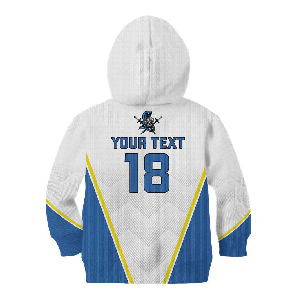 Custom West Knights of Yorkshire Kid Hoodie Skate Hard Hit Harder White Version - Wonder Print Shop