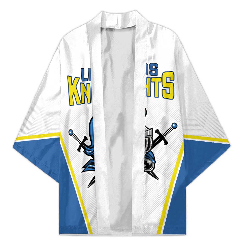 Custom West Knights of Yorkshire Kimono Skate Hard Hit Harder White Version - Wonder Print Shop