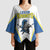 Custom West Knights of Yorkshire Kimono Sleeve Blouse Skate Hard Hit Harder White Version - Wonder Print Shop
