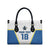 Custom West Knights of Yorkshire Leather Bag Skate Hard Hit Harder White Version - Wonder Print Shop