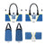 Custom West Knights of Yorkshire Leather Bag Skate Hard Hit Harder White Version - Wonder Print Shop
