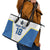 Custom West Knights of Yorkshire Leather Tote Bag Skate Hard Hit Harder White Version - Wonder Print Shop
