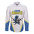 Custom West Knights of Yorkshire Long Sleeve Button Shirt Skate Hard Hit Harder White Version - Wonder Print Shop
