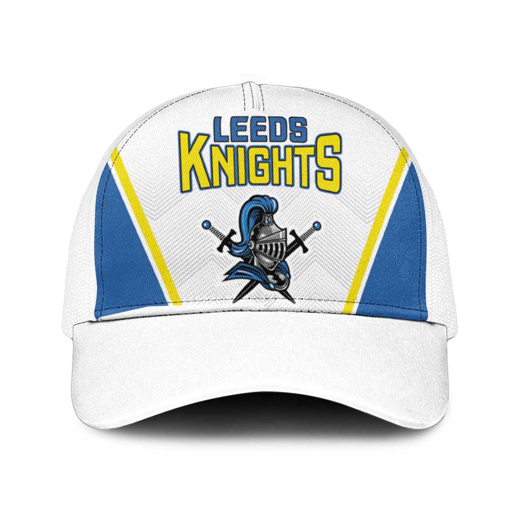 West Knights of Yorkshire Mesh Trucker Cap Skate Hard Hit Harder White Version - Wonder Print Shop