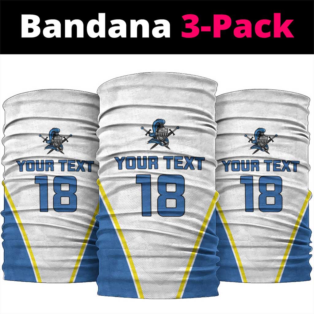 Custom West Knights of Yorkshire Neck Gaiter Skate Hard Hit Harder White Version - Wonder Print Shop