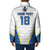 Custom West Knights of Yorkshire Padded Jacket Skate Hard Hit Harder White Version - Wonder Print Shop