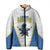 Custom West Knights of Yorkshire Padded Jacket Skate Hard Hit Harder White Version - Wonder Print Shop