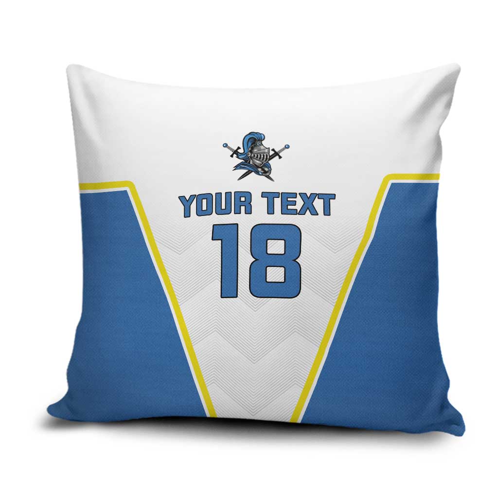 Custom West Knights of Yorkshire Pillow Cover Skate Hard Hit Harder White Version - Wonder Print Shop