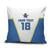 Custom West Knights of Yorkshire Pillow Cover Skate Hard Hit Harder White Version - Wonder Print Shop