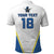 Custom West Knights of Yorkshire Polo Shirt Skate Hard Hit Harder White Version - Wonder Print Shop
