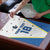 Custom West Knights of Yorkshire Puzzle Skate Hard Hit Harder White Version - Wonder Print Shop