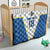 Custom West Knights of Yorkshire Quilt Skate Hard Hit Harder White Version - Wonder Print Shop