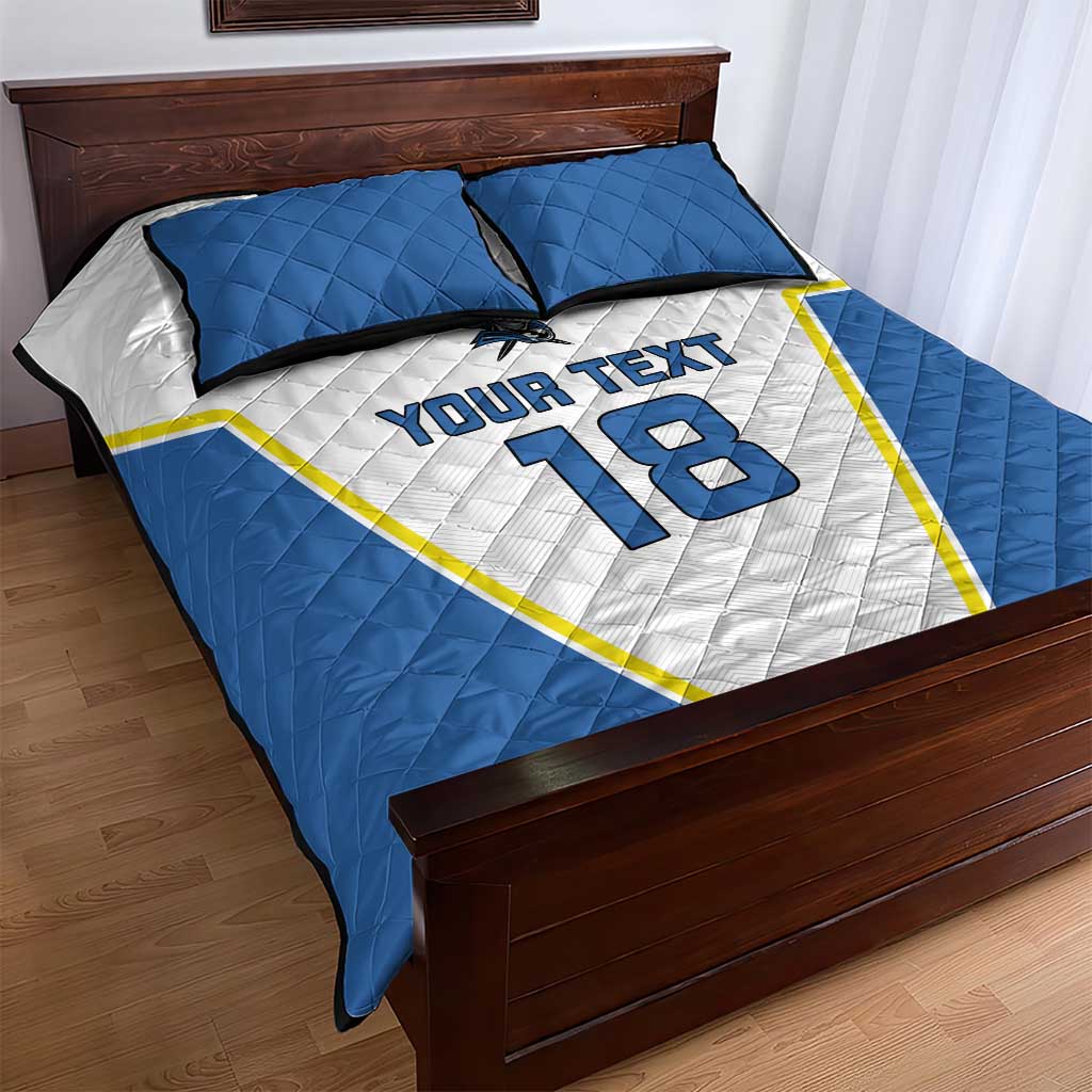 Custom West Knights of Yorkshire Quilt Bed Set Skate Hard Hit Harder White Version - Wonder Print Shop