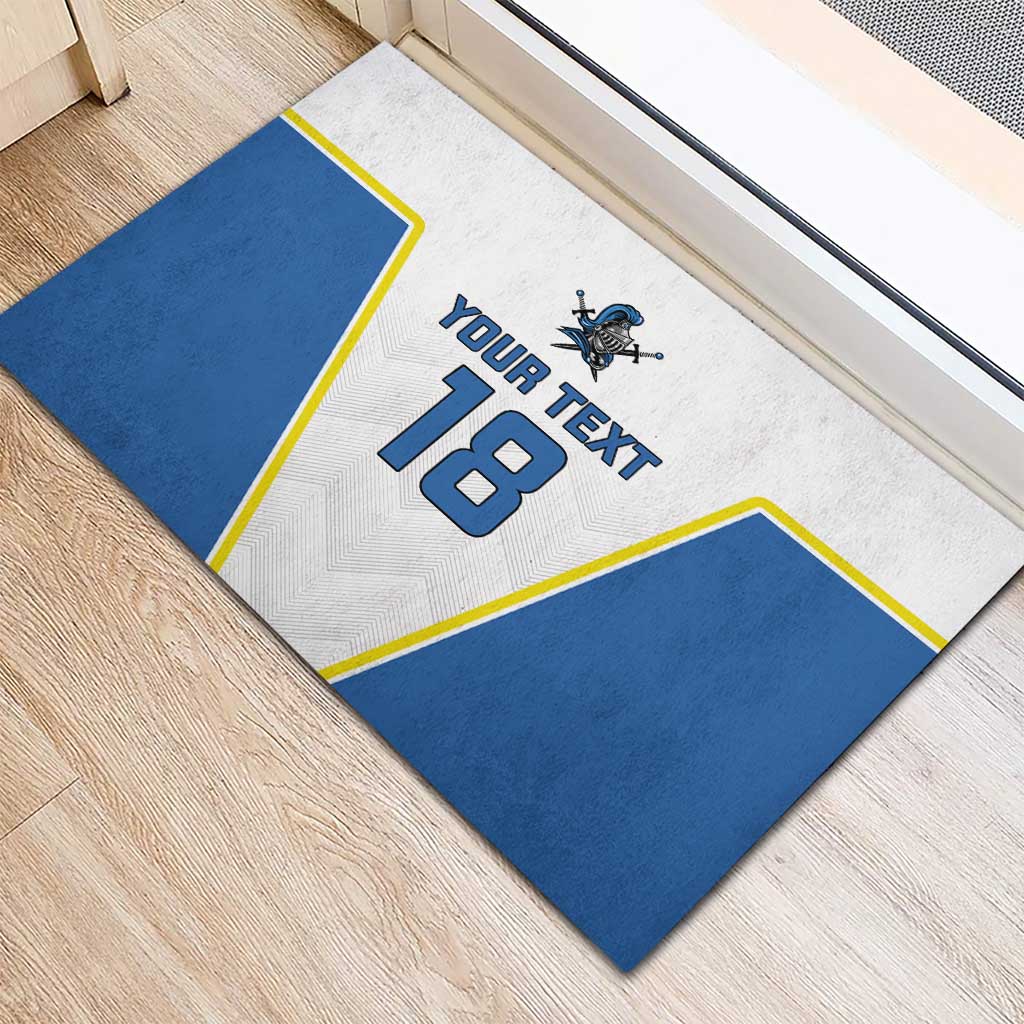 Custom West Knights of Yorkshire Rubber Doormat Skate Hard Hit Harder White Version - Wonder Print Shop