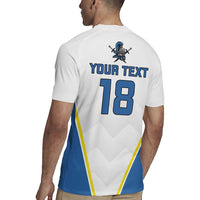Custom West Knights of Yorkshire Rugby Jersey Skate Hard Hit Harder White Version - Wonder Print Shop