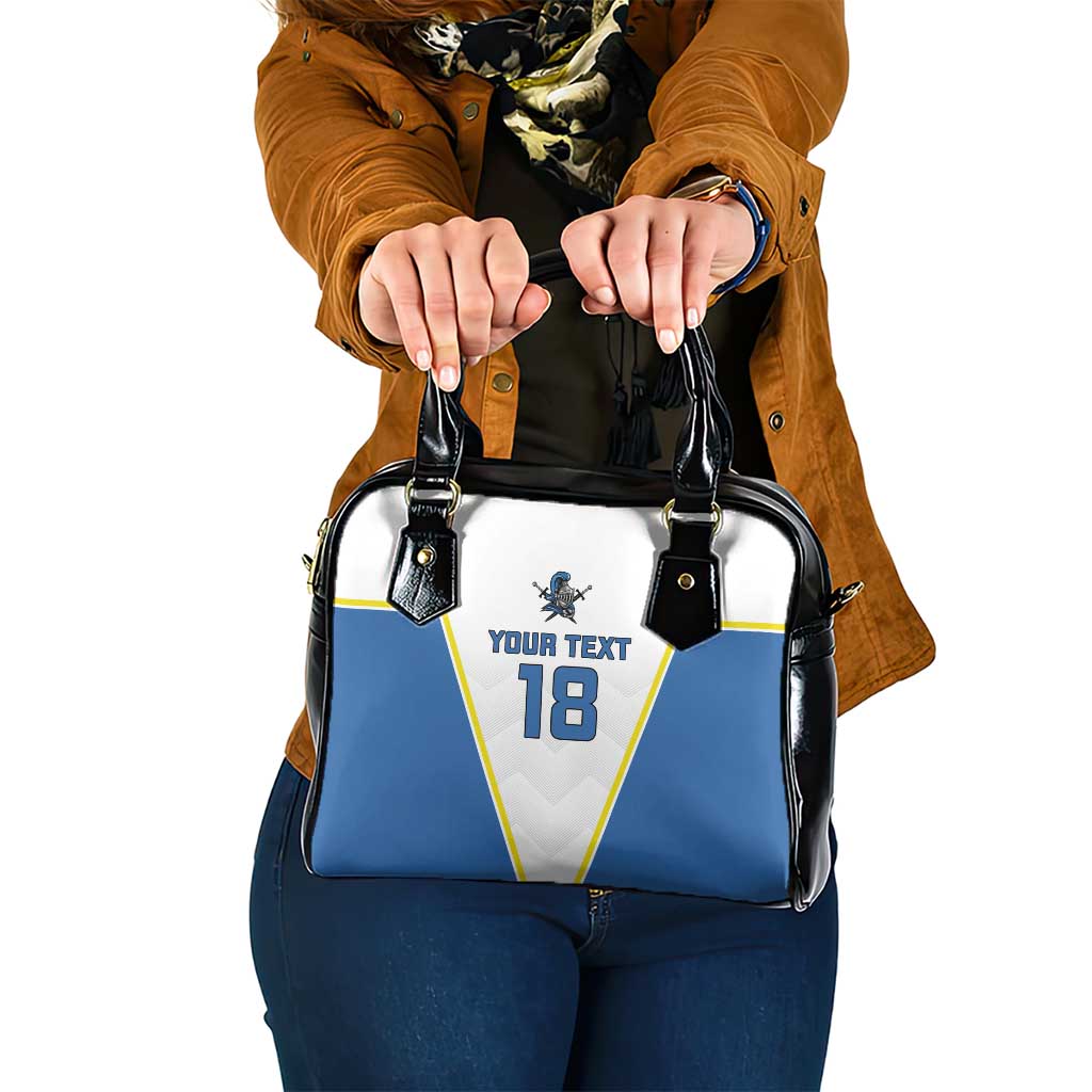 Custom West Knights of Yorkshire Shoulder Handbag Skate Hard Hit Harder White Version - Wonder Print Shop