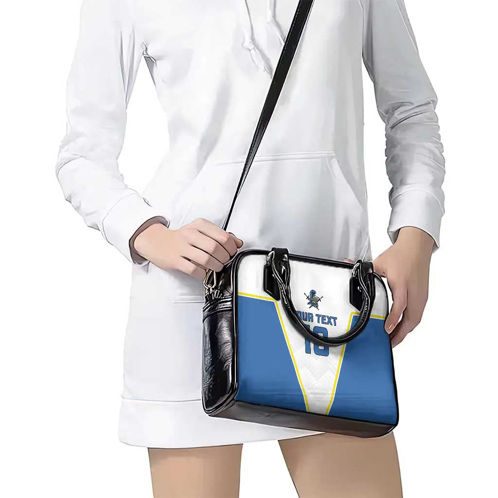 Custom West Knights of Yorkshire Shoulder Handbag Skate Hard Hit Harder White Version - Wonder Print Shop