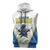 Custom West Knights of Yorkshire Sleeveless Hoodie Skate Hard Hit Harder White Version - Wonder Print Shop