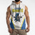 Custom West Knights of Yorkshire Sleeveless Hoodie Skate Hard Hit Harder White Version - Wonder Print Shop