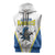 Custom West Knights of Yorkshire Sleeveless Zip Hoodie Skate Hard Hit Harder White Version - Wonder Print Shop
